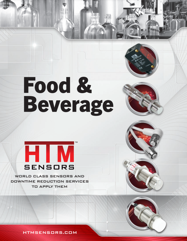 HTM FOOD & BEVERAGE  SENSOR CATALOG SENSORS FOR FOOD & BEVERAGES